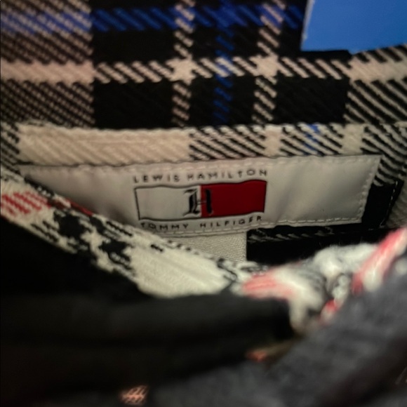 Unique Patchwork Plaid Hoodie - Picture 2 of 3